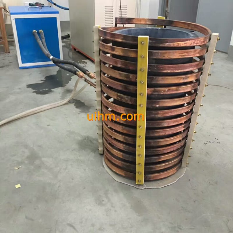 induction coil for melting work