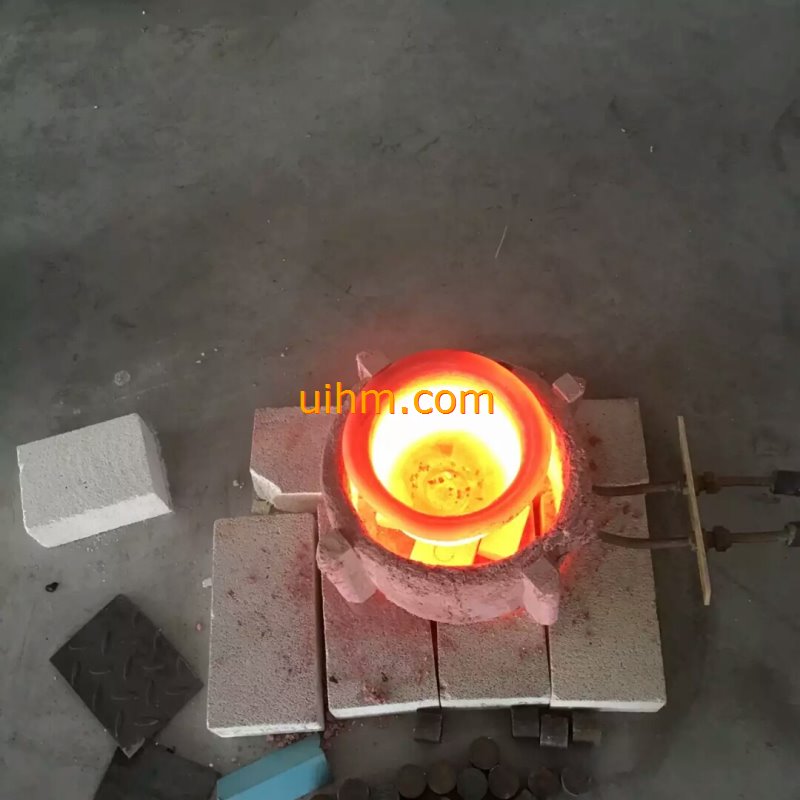 induction melting copper billets (2)