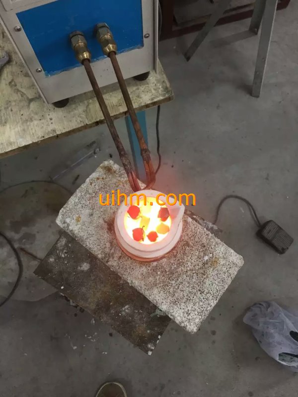 induction melting silver