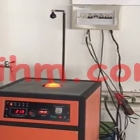 induction melting gold by 15kw mf machine
