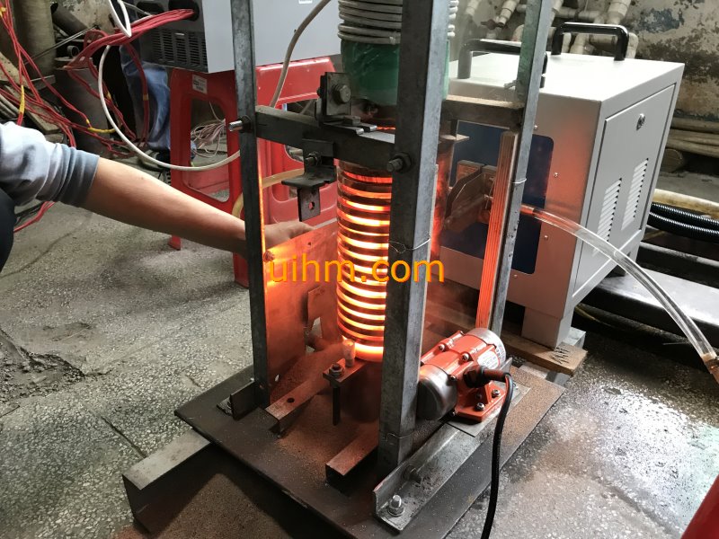 induction melting metal sand after air cooled preheating (10)