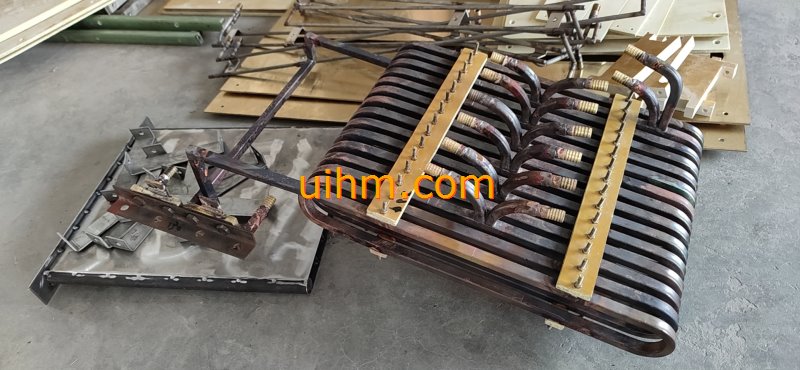 induction coil for forging steel plate